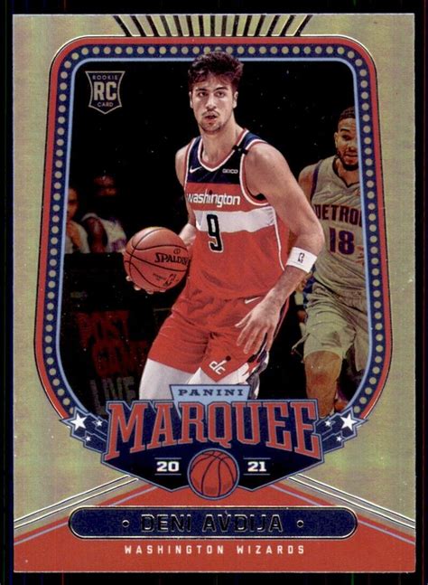 Deni Avdija Panini Chronicles Rookie Maraquee Card