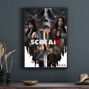 Scream 6 Movie Poster Scream Printable Poster Scream 6 Wall - Etsy