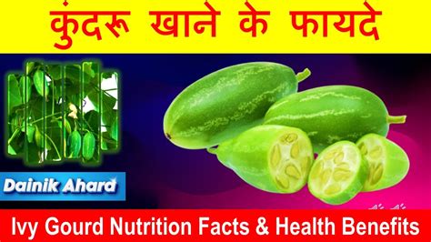 Kundru Khane Ke Fayde Ivy Gourd Nutritional Value Health Benefits