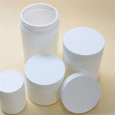 Hdpe White Container Ml Wide Mouth Meal Replacement Powder Jars