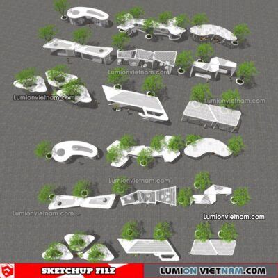 230401. Pergola Sketchup Models