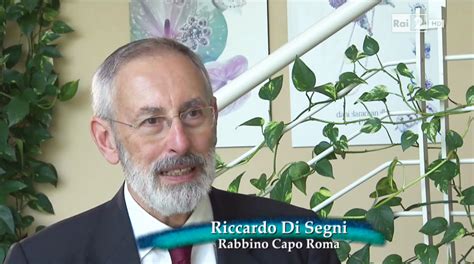 Riccardo Di Segni il rabbino capo della comunità ebraica di Roma