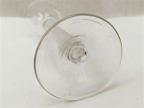 18th Century Cordial Glass With Air Twist Stem Sally Antiques