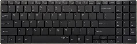 Amazon.com: Rapoo E9070 2.4G Wireless Ultra Slim Keyboard, Black ...