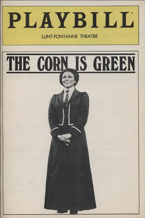 The Corn Is Green Play Cast Show Bill Signed With Co Signers