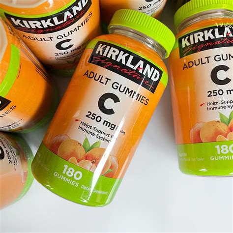 Kirkland Signature Adult Gummies Vitamin C 250 mg 180 เมด LINE