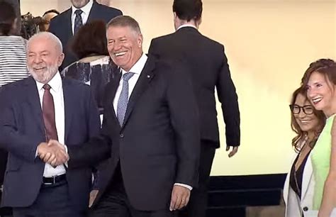 Iohannis A Ajuns In Brazilia S A Intalnit Cu Presedintele Lula Da