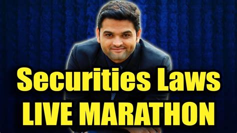 CS Executive Securities Laws MARATHON YouTube