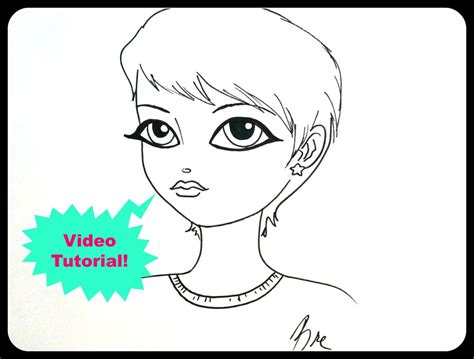 Tutorial: How to Draw a Big-Eyed Girl • Art Supply Guide