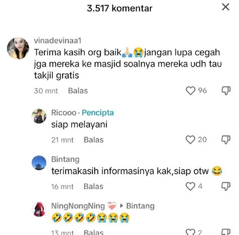 Ngakak Komentar Lucu Netizen Tren Nonis Berburu Takjil Ramadhan Viral