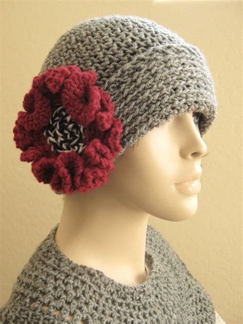 1920s Style Crochet Cloche Hatflapper Hatgatsby Hat Womens Etsy