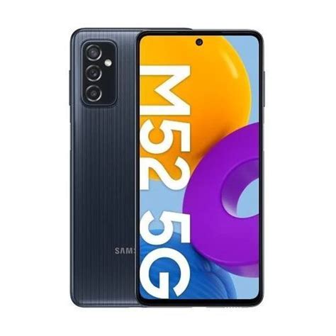 Samsung GALAXY M52 5G 128Gb ROM 8Gb RAM Noir Fiche Technique Et