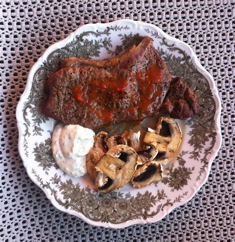 Wessels Low Carb Welt Rumpsteak Mit Gegrillten Champignons