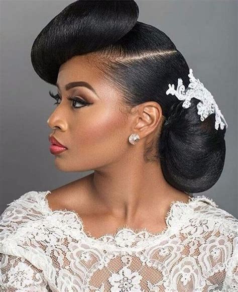 Coiffure Mariage Cheveux Afro Naturel Afro Idee Coiffure Beaute