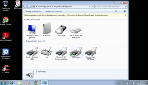 Cómo configurar impresora pdf windows 7 Mundowin