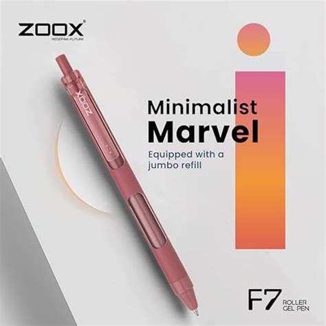 Zoox F7 07mm Roller Gel Pen Scooboo Zoox