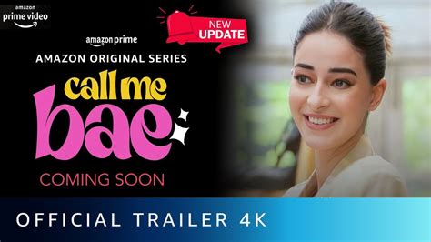 Call Me Bae Official Trailer Ananya P Call Me Bae Web Series