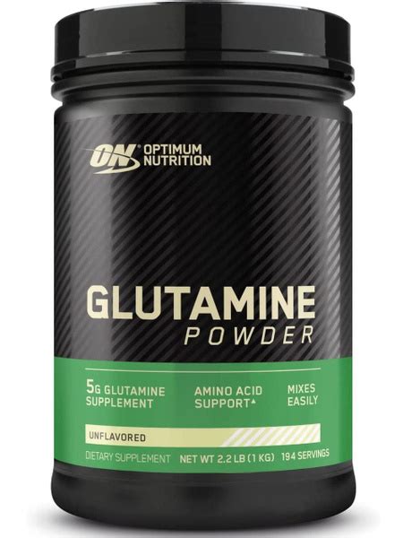 L Glutamine Optimum Nutrition Glutamine Powder