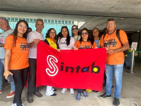 Comitiva do SINTAB está em Brasília para Mobilização Nacional dos