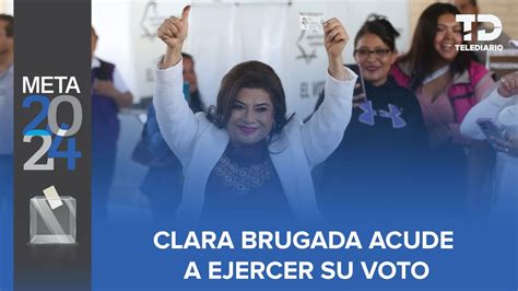 Clara Brugada Emite Su Voto Youtube