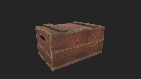 Wooden Crate Download Free 3d Model By Emanuel Thismanuel 5f7ee0b