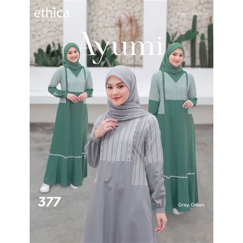 Jual Ethica Ayumi Gamis Wanita Terbaru Original Shopee