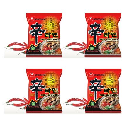 Характеристики Лапша быстрого приготовления Nongshim Shin Ramyun ...