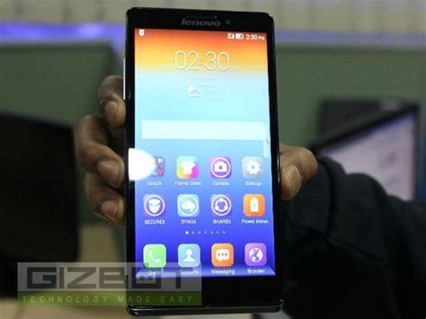 Lenovo Vibe Z K910 Hands On First Look Gizbot News