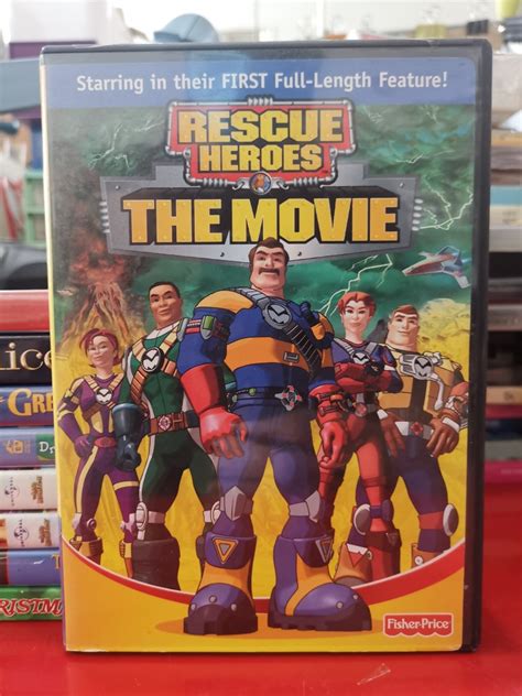 (DVD) Rescue Heroes The Movie, Hobbies & Toys, Music & Media, CDs & DVDs on Carousell