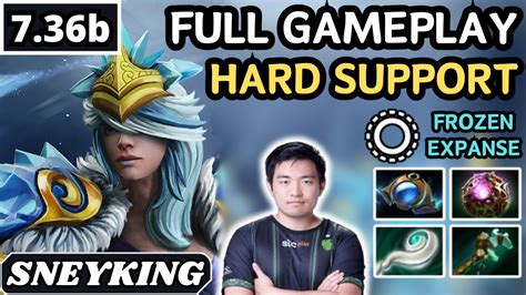 B Sneyking Crystal Maiden Hard Support Gameplay Assists Dota