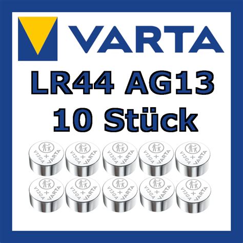 Varta Alkaline V Ga Ag Lr V Knopfzelle Batterie Bulk