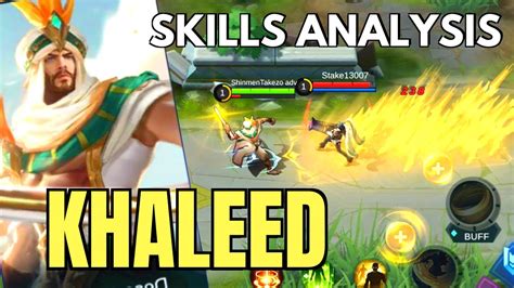 KHALEED NEW FIGHTER HERO SKILL AND ABILITY ANALYSIS Mobile Legends