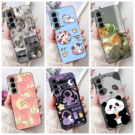 Infinix Hot Pro G Pro X X Black Silicone Soft Case Hot Pro Plus G Cute Panda