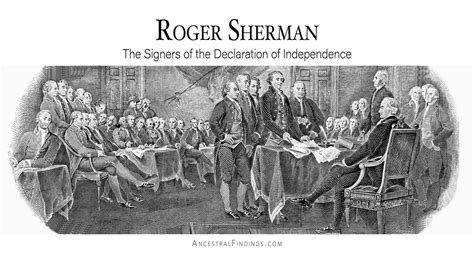 Roger Sherman Declaration Of Independence