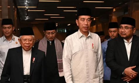 Wapres Ma Ruf Amin Dan Presiden Sholat Idulfitri Di Masjid Istiqlal