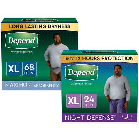 Buy Depend Fit Flex Adult Incontinence Underwear For Men Disposable