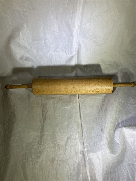 Vintage Primitive Hand Turned Rolling Pin Etsy