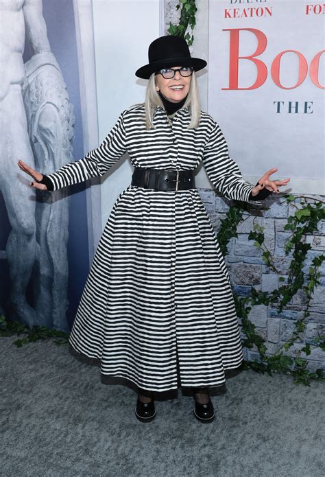 Why Fashion Icon Diane Keaton Wore Hats and Hid Her Neck Beneath