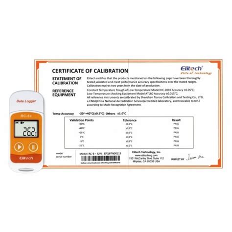 Data logger de temperatura USB ELITECH refrigeración transporte de