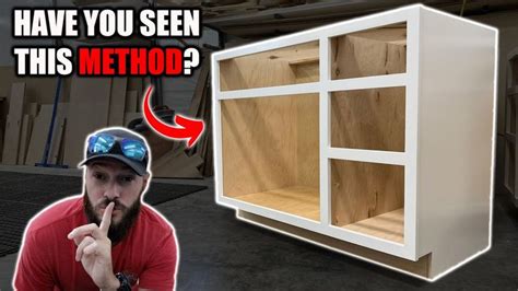 How To Build Cabinets In Under 30mins The Easy Way Youtube Built In Cabinets Diy Cabinet