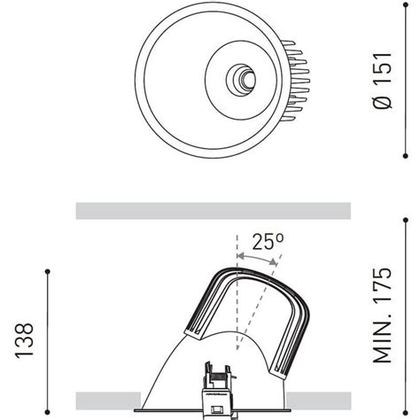 Downlight Led Puissant W Lex Eco Asymmetric Aiure