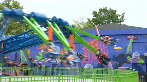 Spinvasion Ride Debuts At Kennywood Park Youtube