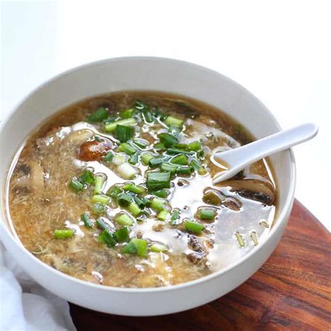 Easy Vegetarian Hot And Sour Soup Recipe Fusion Craftiness