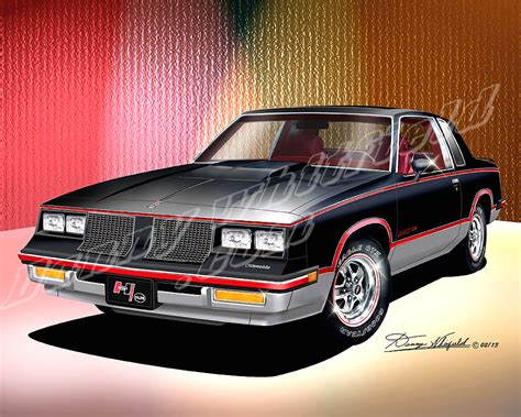 Oldsmobile Hurst Olds Car Art Print Poster By Danny Whitfield