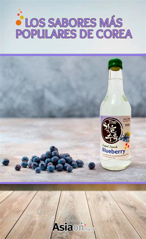 Chateul Soorok Soju Blueberry 375ml Asiaon Mart