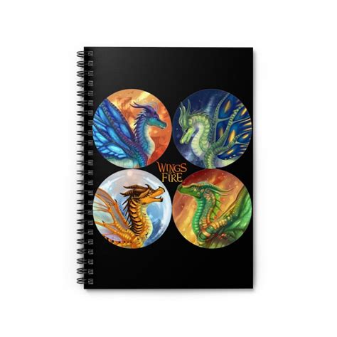 Wings Of Fire Spiral Ruled Notebook Wings Of Fire Lost Continent