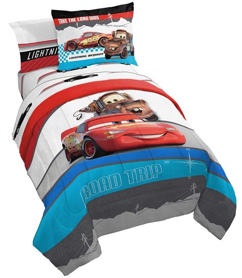 Jay Franco Disney Pixar Cars Racing Machine 5 Piece Twin Bed Set ...