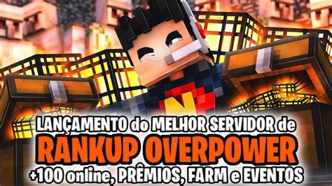 NOVO SERVIDOR De RANKUP MUITO PVP E FARM Para MINECRAFT JAVA E