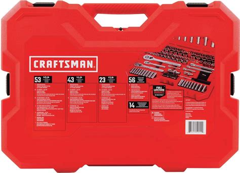 Craftsman Juego De Herramientas Mec Nicas Sae M Trica Piezas