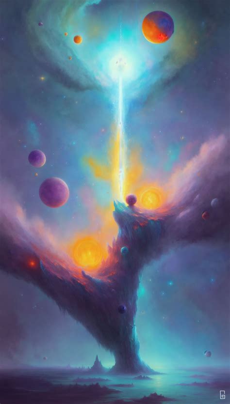 Cosmic painting 2 by Gambz1 on DeviantArt